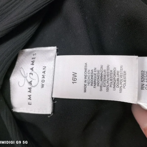 Emma James Black Maxi Sundress Sleeveless Scoop Neck - Picture 7 of 7